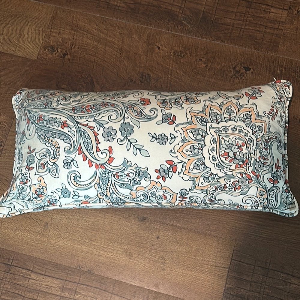 Floral Paisley Decorative Pillow